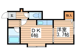 グリ－ンパ－ク月寒の物件間取画像